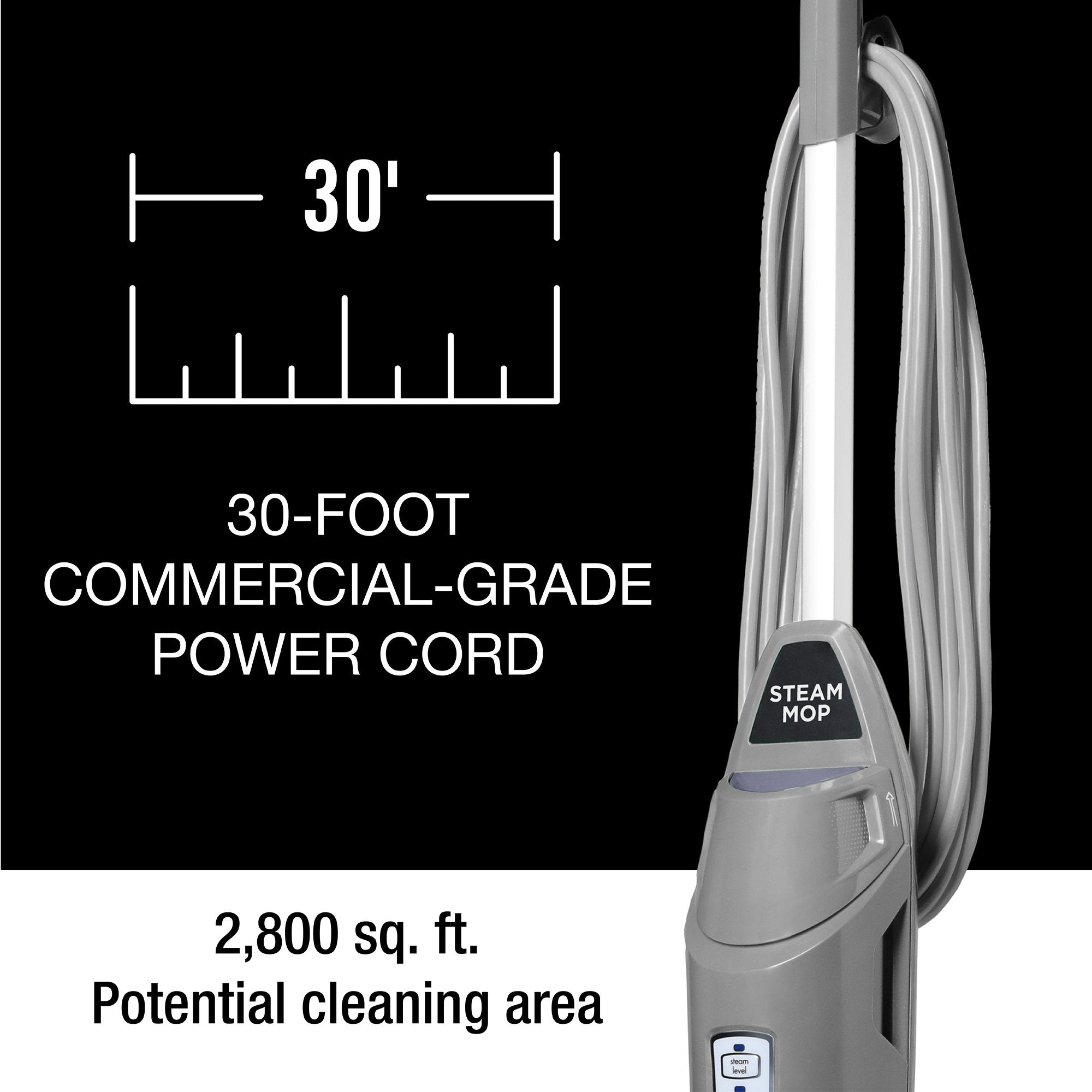 Sanitaire SC320A Steam Mop for Hardwood Floors & Tile - Powerful Cleaning with Steam for Pet Hair, Stains & Grime - Perfect for Home, Kitchen & Bathroom Cleaning