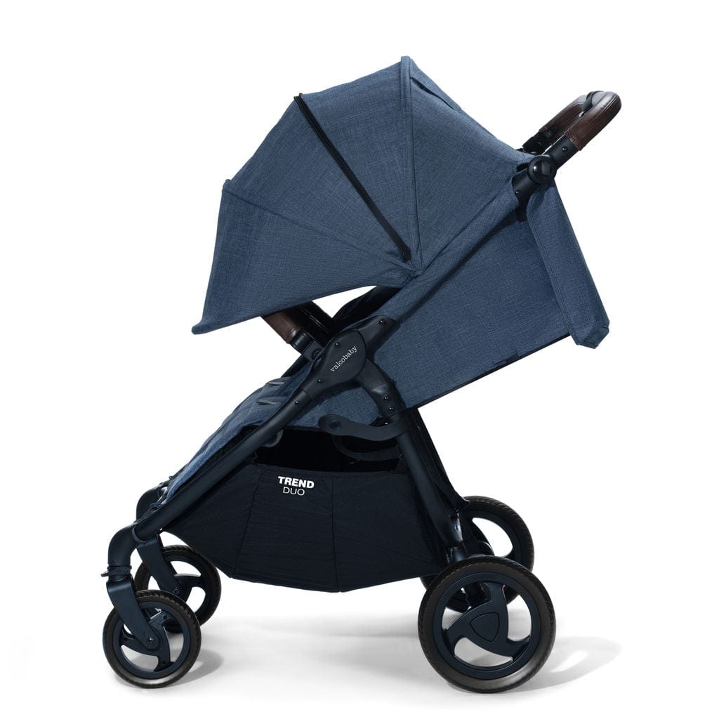 Valco Baby Duo Trend Double Stroller - Lightweight Compact Side by Side Stroller for Twins & Toddlers | Perfect for Shopping, Travel & Outdoor Adventures