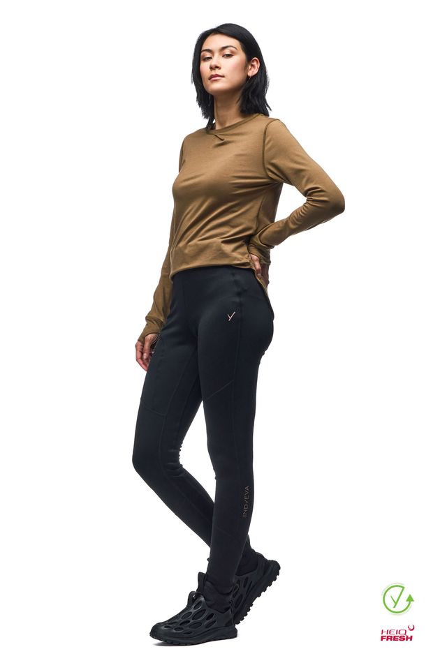 Indyeva Rasar II Women's Yoga Pants - High Waisted Stretchy Workout Leggings for Running, Gym & Lounge - Comfortable & Breathable Activewear