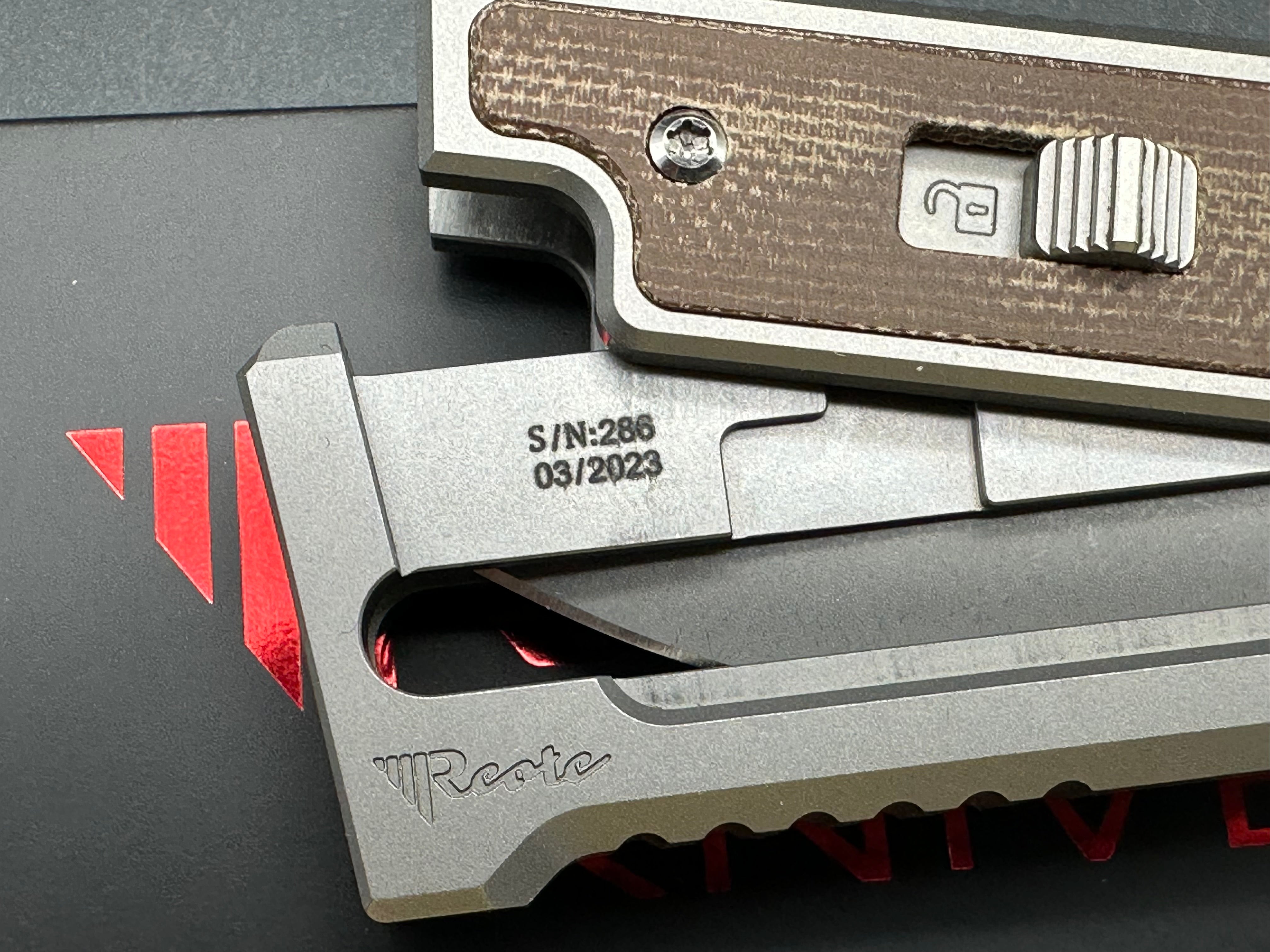 Reate Mini EXO Folding Knife - 2.625