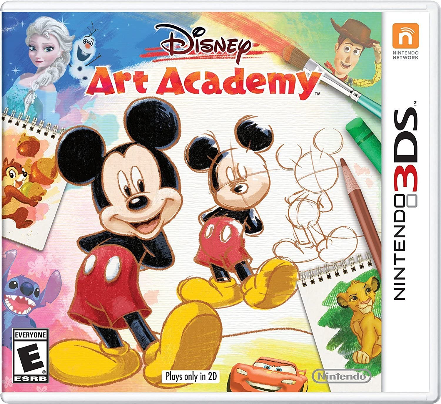 Disney Art Academy - Nintendo 3DS Standard Edition Game | Learn to Draw Disney Characters | Perfect for Kids & Disney Fans | Home & Travel Entertainment