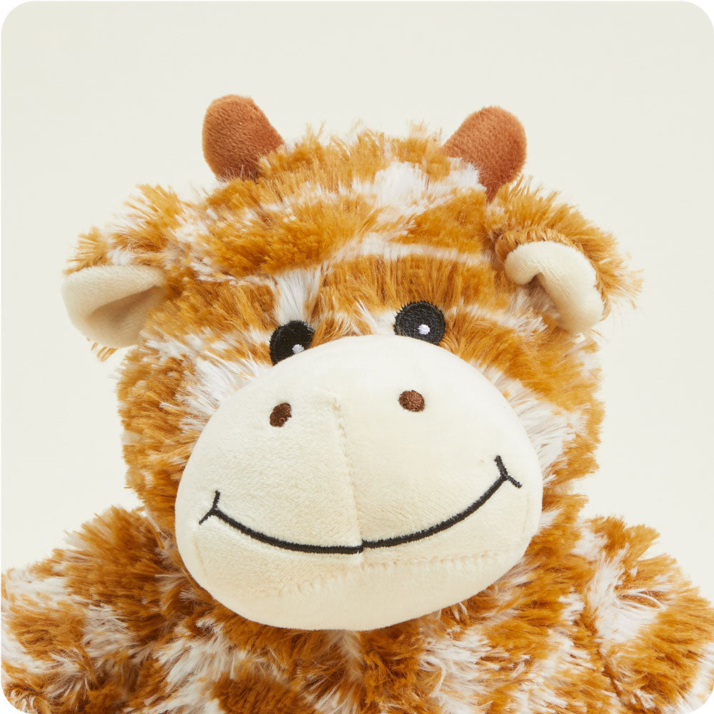 Weighted Heated Giraffe Stuffed Animal - Warmies Plush Toy for Kids & Adults | Soothing Heat Therapy for Stress Relief, Anxiety & Sleep Aid | Perfect for Cuddling, Relaxation & Comfort
