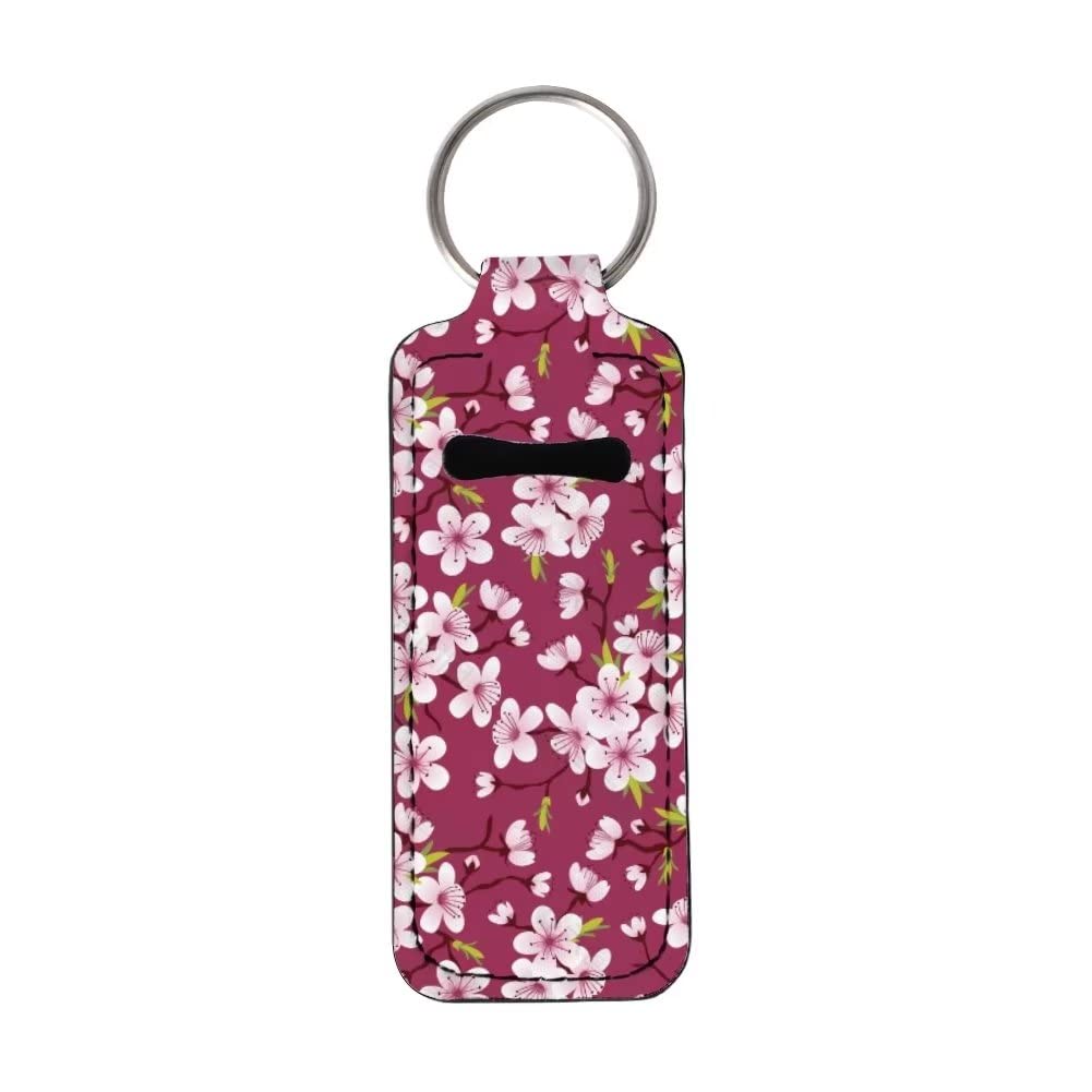 YoungerBaby Travel Lip Balm Holder - Keychain Lipstick Carrier & Chapstick Clip for Women, Girls - Portable Lip Gloss Accessory for Purse, Backpack, Gym, Hiking, Everyday Use