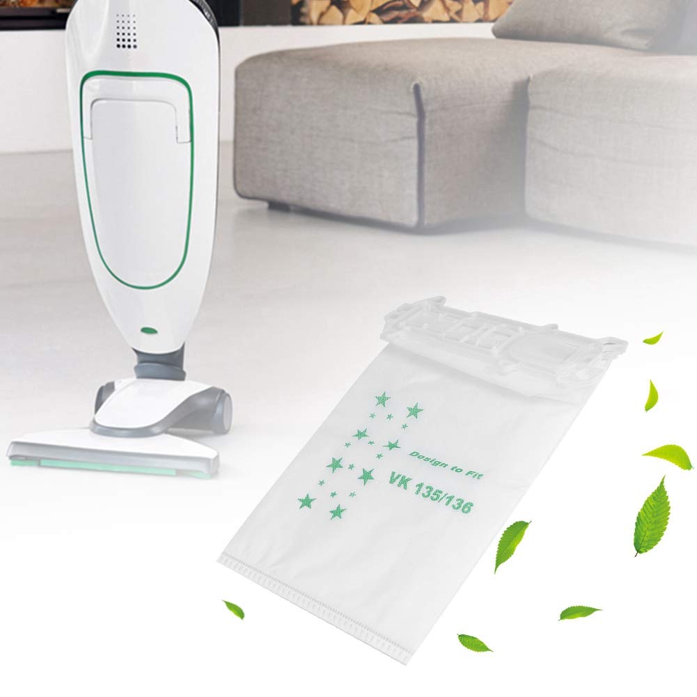 Vorwek VK135 Vacuum Bags - 100% Filtration Dust Bags for Home Cleaning
