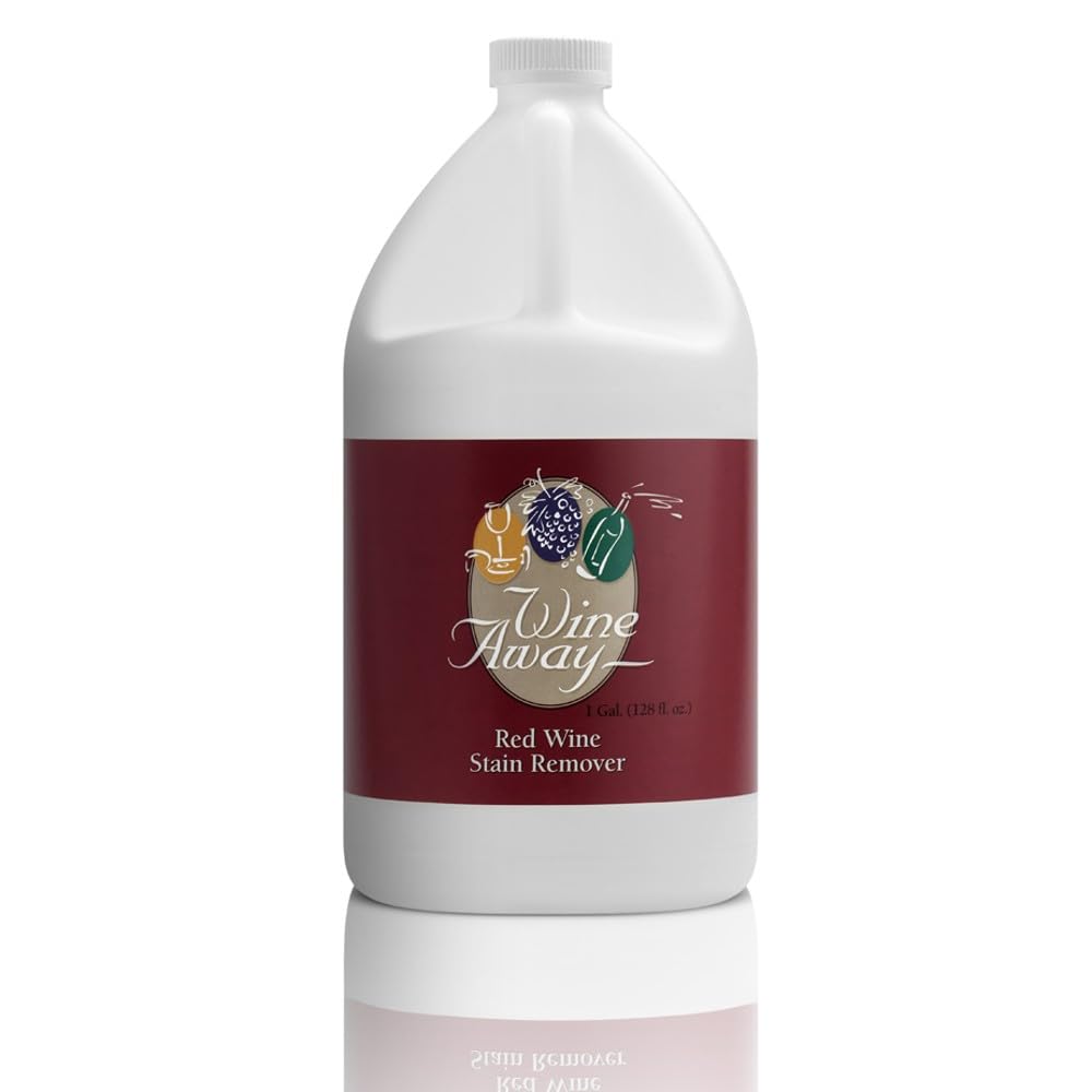 Wine Away Red Wine Stain Remover Spray - 1 Gallon | Fast-Acting Fabric, Upholstery & Carpet Cleaner | Citrus Scented Laundry Solution | Perfect for Parties, Weddings & Home Accidents | Removes Tough Wine Stains Instantly
