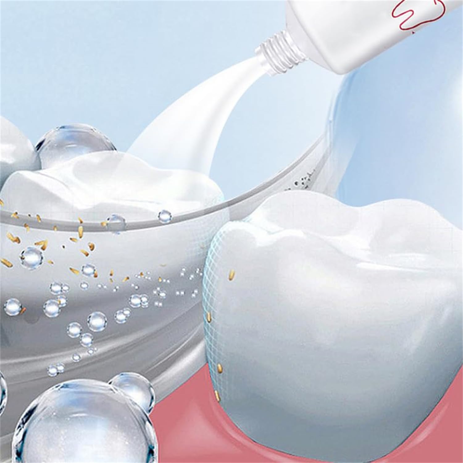 SP8 Probiotics Toothpaste for Teeth Whitening & Deep Cleaning - Ultra Brightening & Fresh Breath Oral Care - Ideal for Daily Use, Travel & Sensitive Teeth