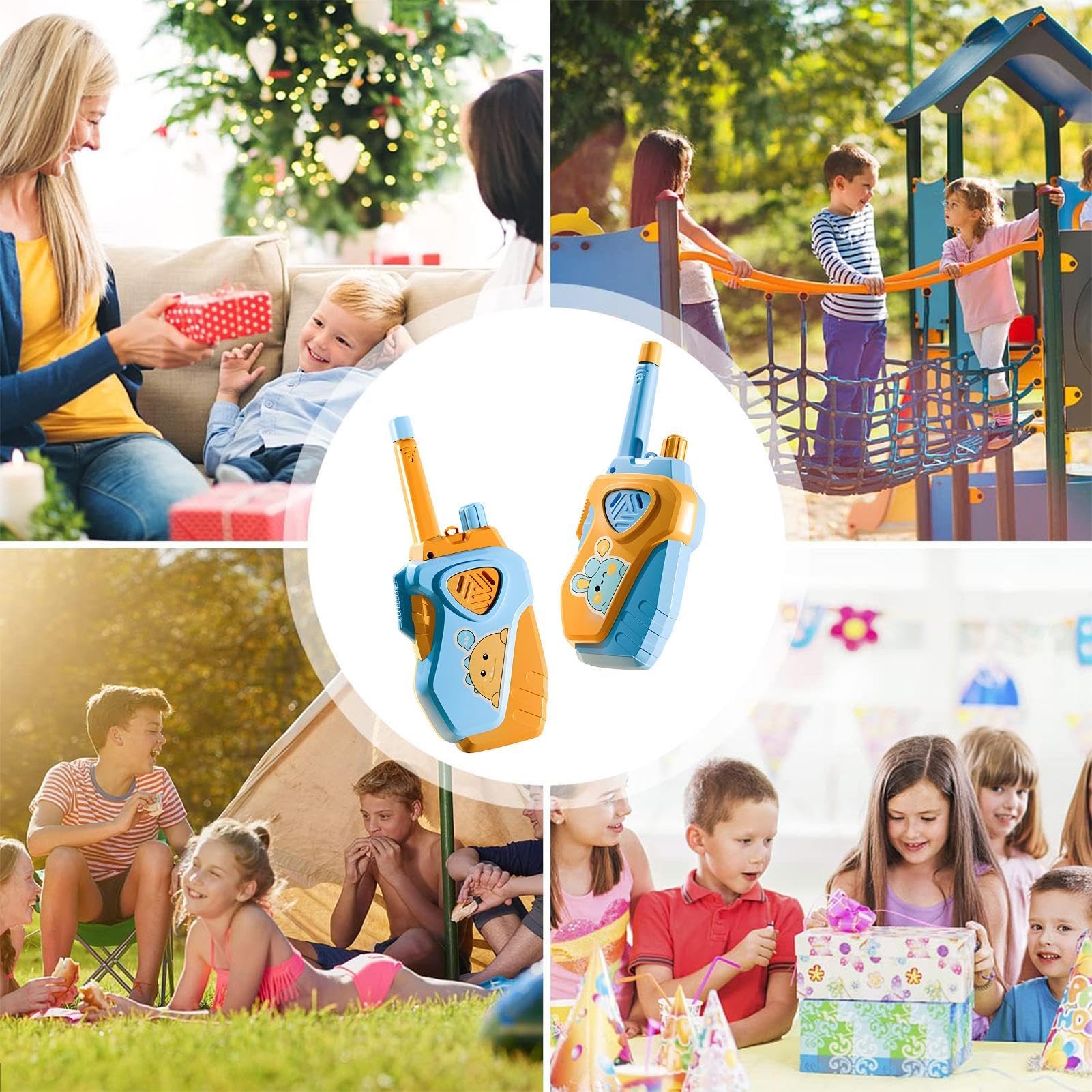 Dinosaur Walkie Talkie Toy for Kids - Long Range Clear Sound, Portable Outdoor Radio for Boys & Girls | Perfect for Camping, Hiking, and Backyard Adventures