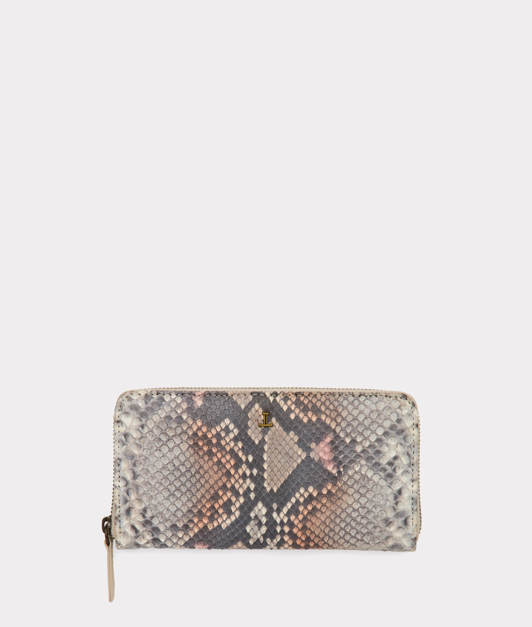 Exotic Sunset Python Zip Wallet for Women & Men - Stylish & Durable Leather Wallet for Everyday Use, Travel & Business