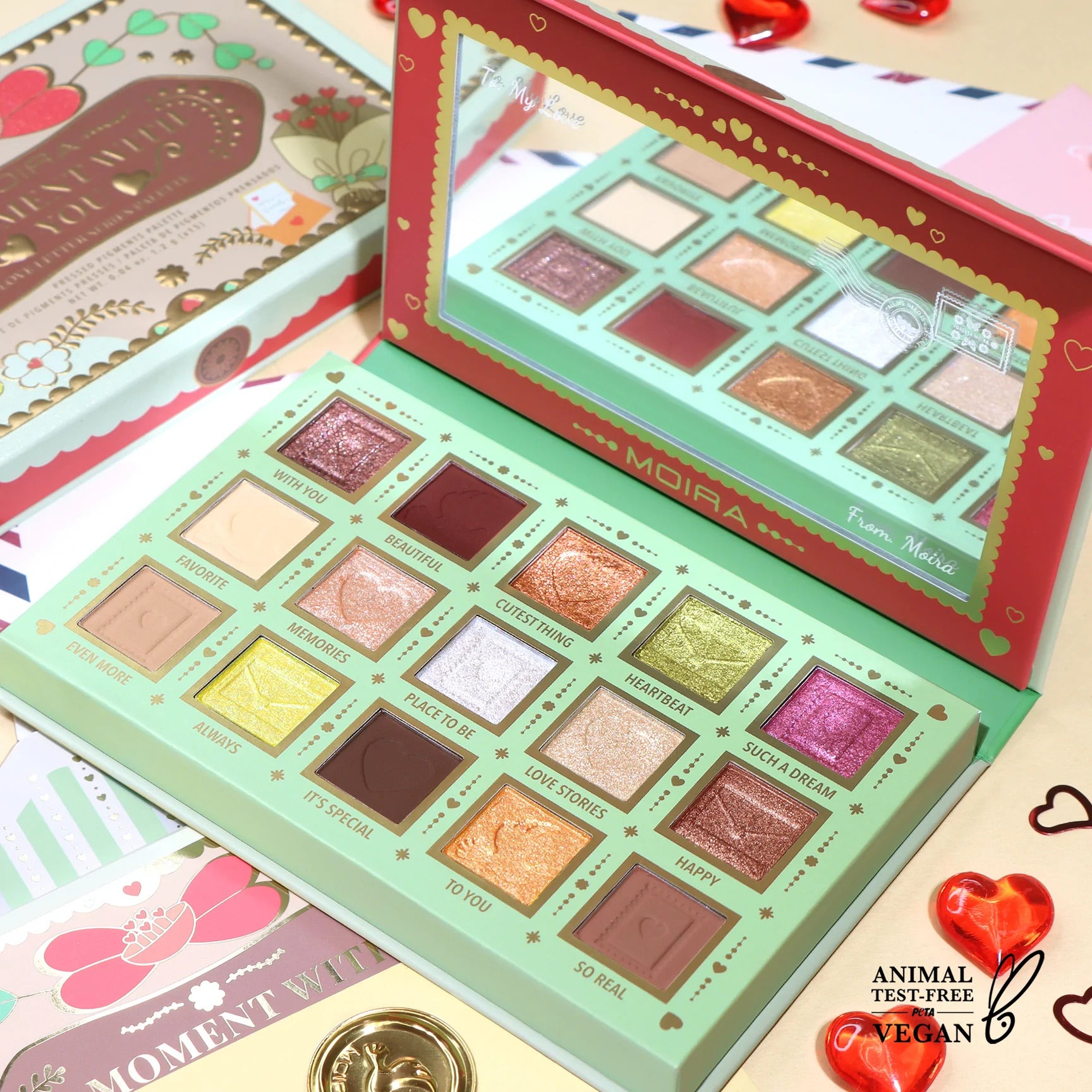 Moira A Moment with You Eyeshadow Palette - Vegan & Cruelty-Free Makeup for Everyday & Party Looks | Perfect for Date Night & Special Occasions