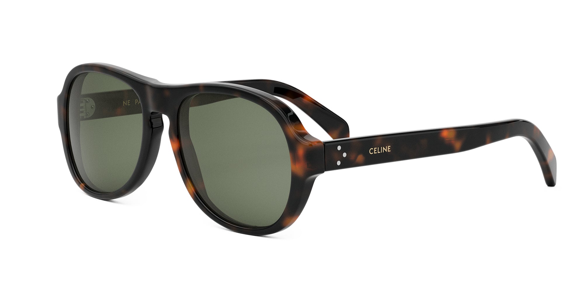 CELINE Bold 3 Dots CL40298I Sunglasses - Classic Aviator Style with 3 Signature Dots for Women & Men | Perfect for Driving, Beach & Outdoor Fashion