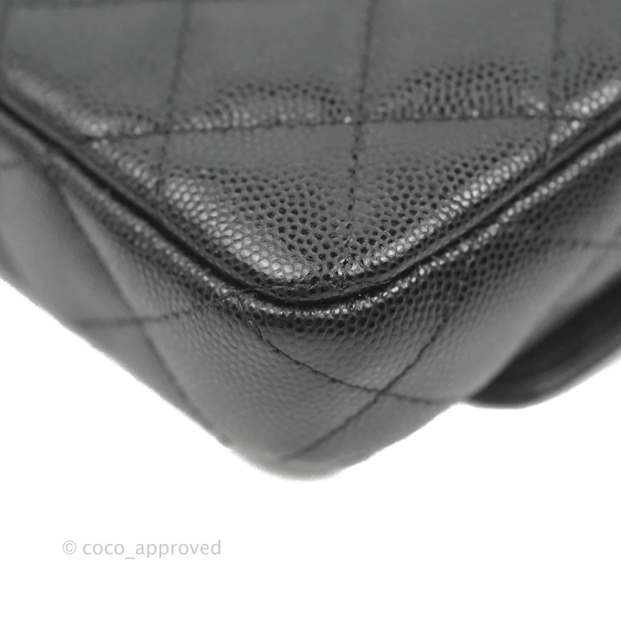 Chanel Classic Flap Phone Holder With Chain - Black Caviar Leather & Gold Hardware 22A - Luxury Phone Crossbody Bag for Women, Perfect for Parties & Daily Use