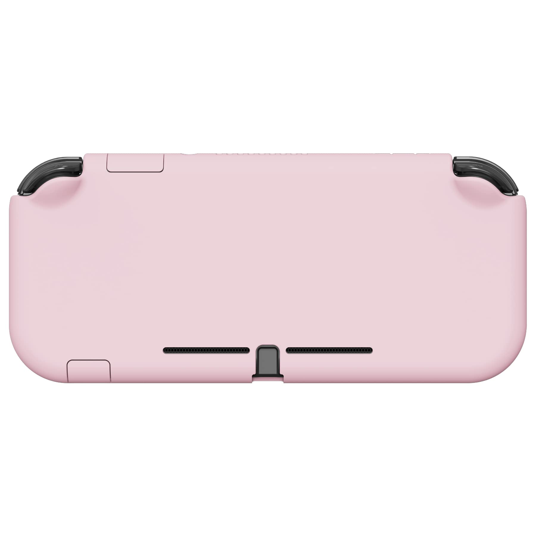 eXtremeRate PlayVital Protective Grip Case for Nintendo Switch Lite - Cherry Blossom Pink Hard Cover with Tempered Glass Screen Protector | Durable Protection for Gaming On-The-Go, Travel & Daily Use