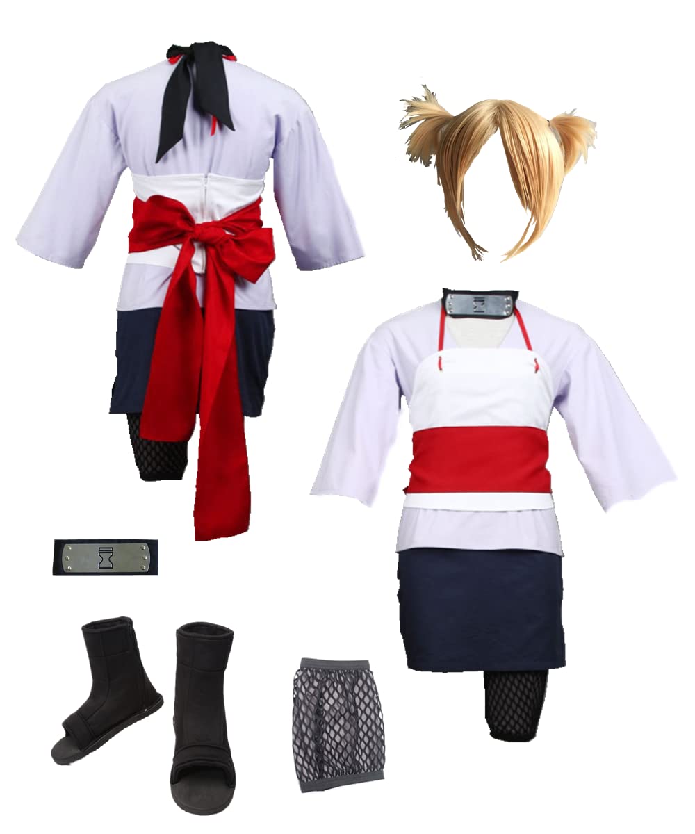 Anime Temari 2nd Cosplay Costume - Purple Coat & Royal Blue Skirt Women's Suit for Halloween, Comic Con & Cosplay Events | Perfect for Anime Fans & Costume Parties