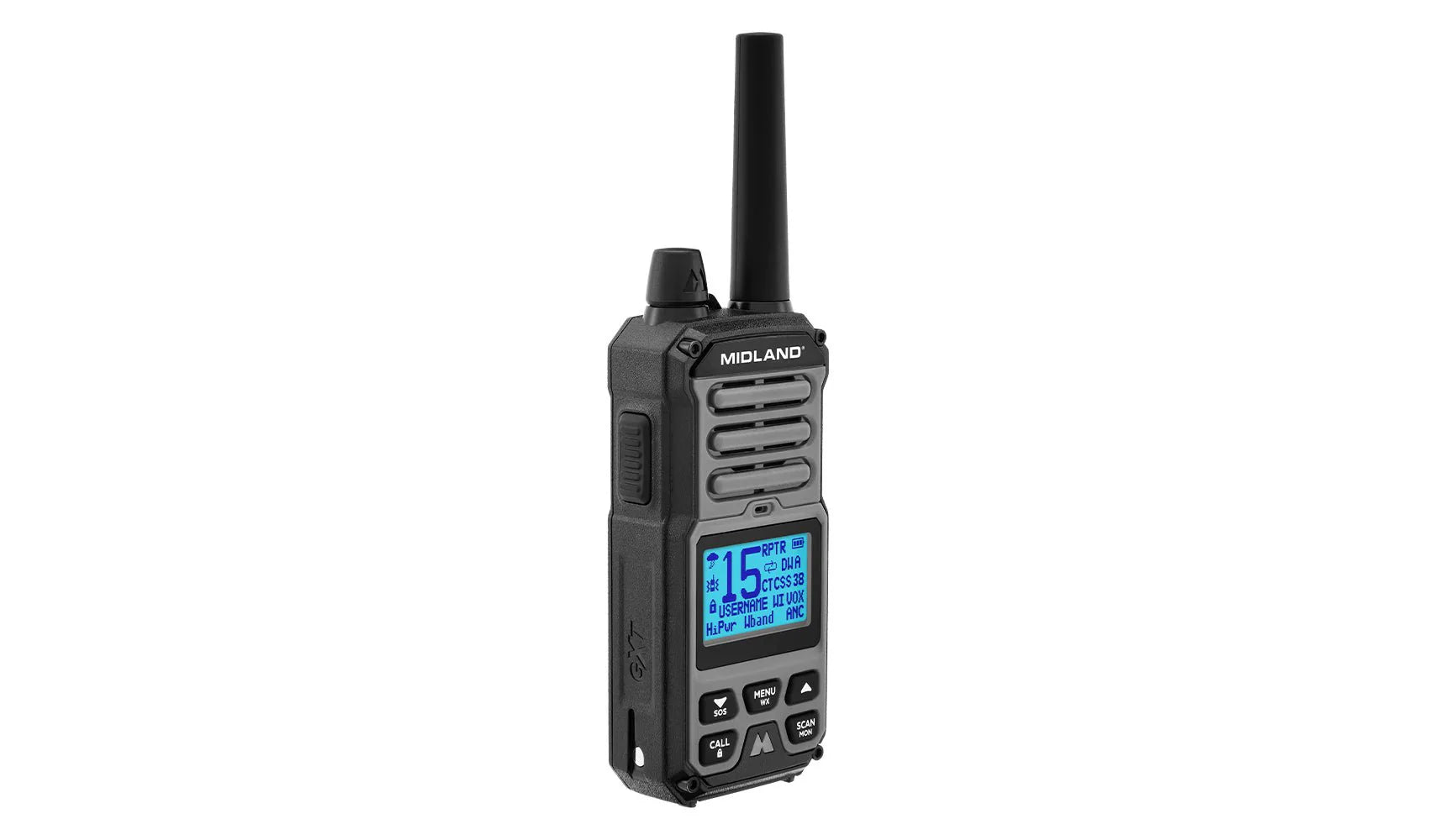Midland GXT67 PRO GMRS Handheld Two-Way Radio - Long Range Walkie Talkies for Outdoor Adventures, Camping, Hiking & Emergency Communication
