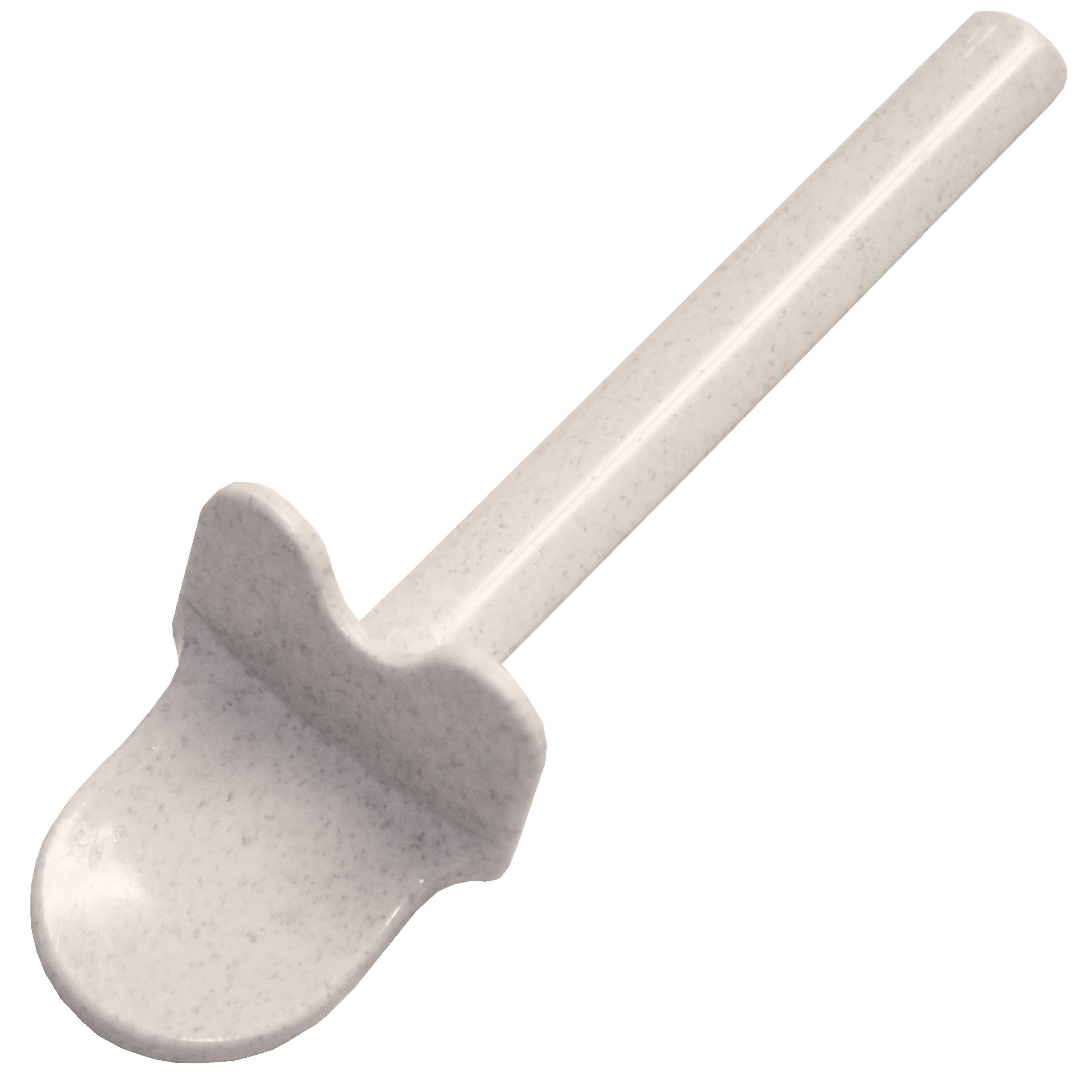 Dysphagia Spoon for Adults & Seniors - Assistive Eating Utensil with Raised Back Wall for Stroke Recovery & Swallowing Difficulties - Ideal for Home Care, Nursing Homes & Rehabilitation Therapy - Perfect for Mealtime Assistance, Elderly Care & Post-Surgery Recovery - Easy-to-Use Adaptive Spoon for Parkinson's, ALS & Special Needs - Great for Daily Meals, Hospital Use & Caregiver Support - Essential for Safe Eating with Dysphagia, Hand Tremors, and Limited Mobility