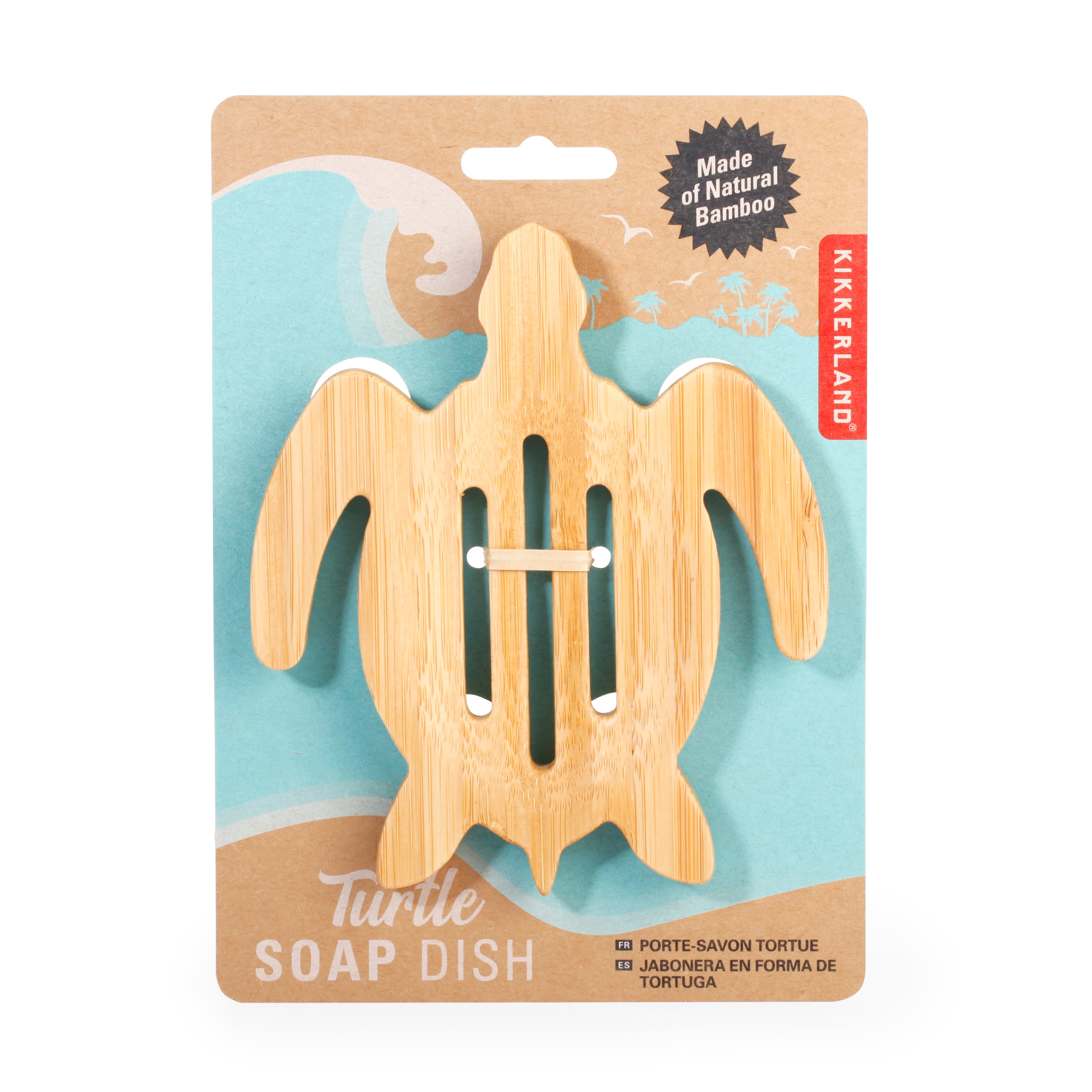 Non-Slip Turtle Shaped Soap Dish Holder - Cute Bathroom Decor for Kids & Adults - Perfect for Showers, Bathtubs, and Sink Countertops