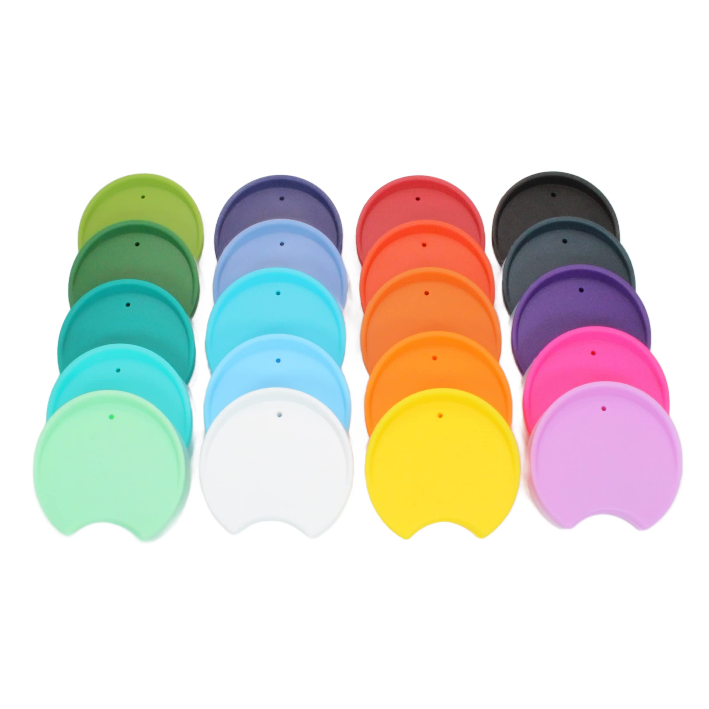 MIE Replacement Lid for Coffee Mug & Tea Cup - Compatible with Starbucks 10oz/12oz/16oz Ceramic Travel Mug, Tumbler & Cup Lids - Perfect for Hot/Cold Drinks On-The-Go, Office & Home Use