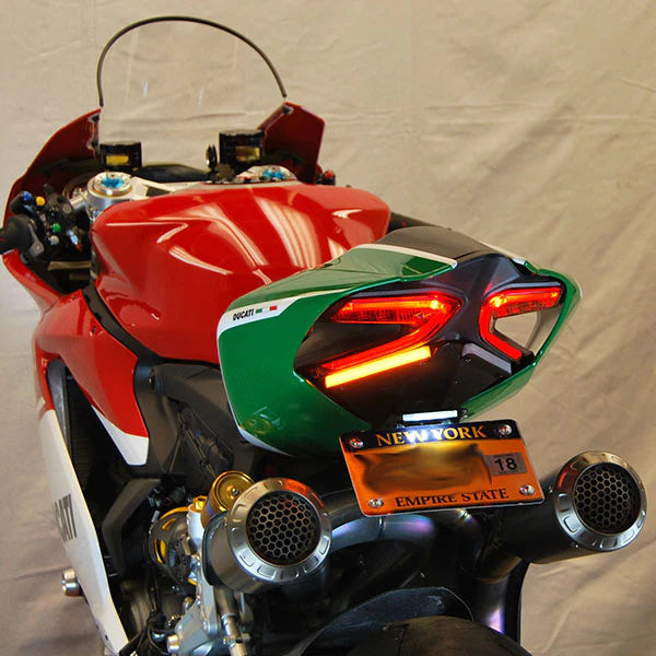 Ducati Panigale Fender Eliminator Kit for 899 959 1199 1299 FE Models (2011-2019) - Lightweight Motorcycle Tail Tidy for Clean Sportbike Look - Perfect for Track Days and Street Riding