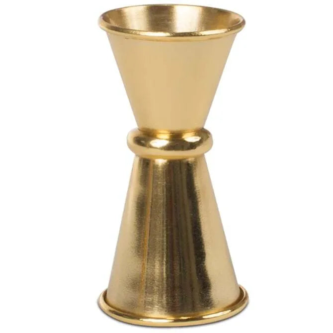 Premium Cocktail Jigger 1/2 oz & 3/4 oz Dual Measuring Cup - Professional Bar Tools for Mixing Cocktails, Bartending & Home Entertaining