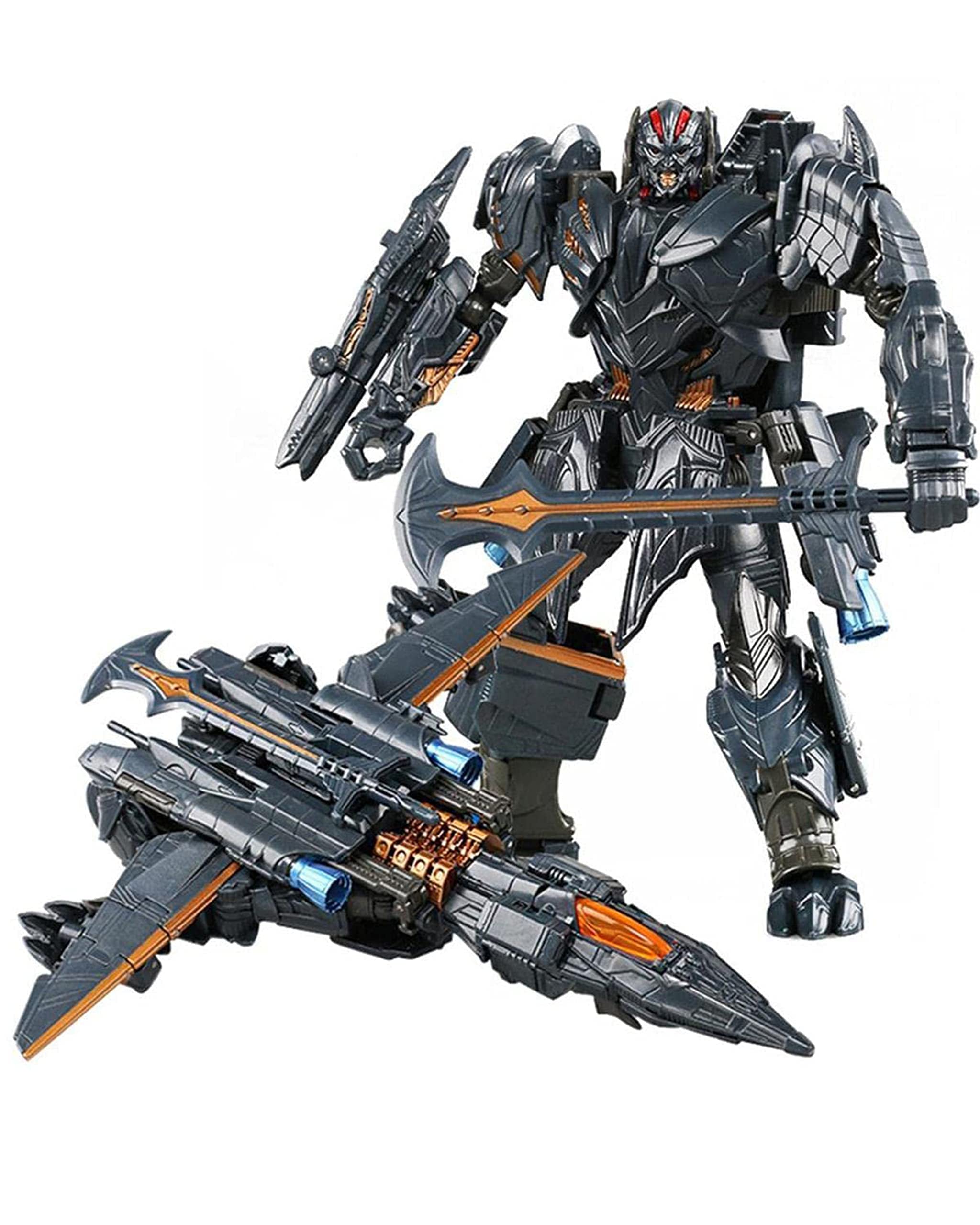Transformable Alloy Car Robot Toy - Deformable Fighter Model for Kids 6+ | Converts to Truck | Portable STEM Learning Toy for Boys & Girls | Perfect for Playtime, Collecting & Birthday Gifts