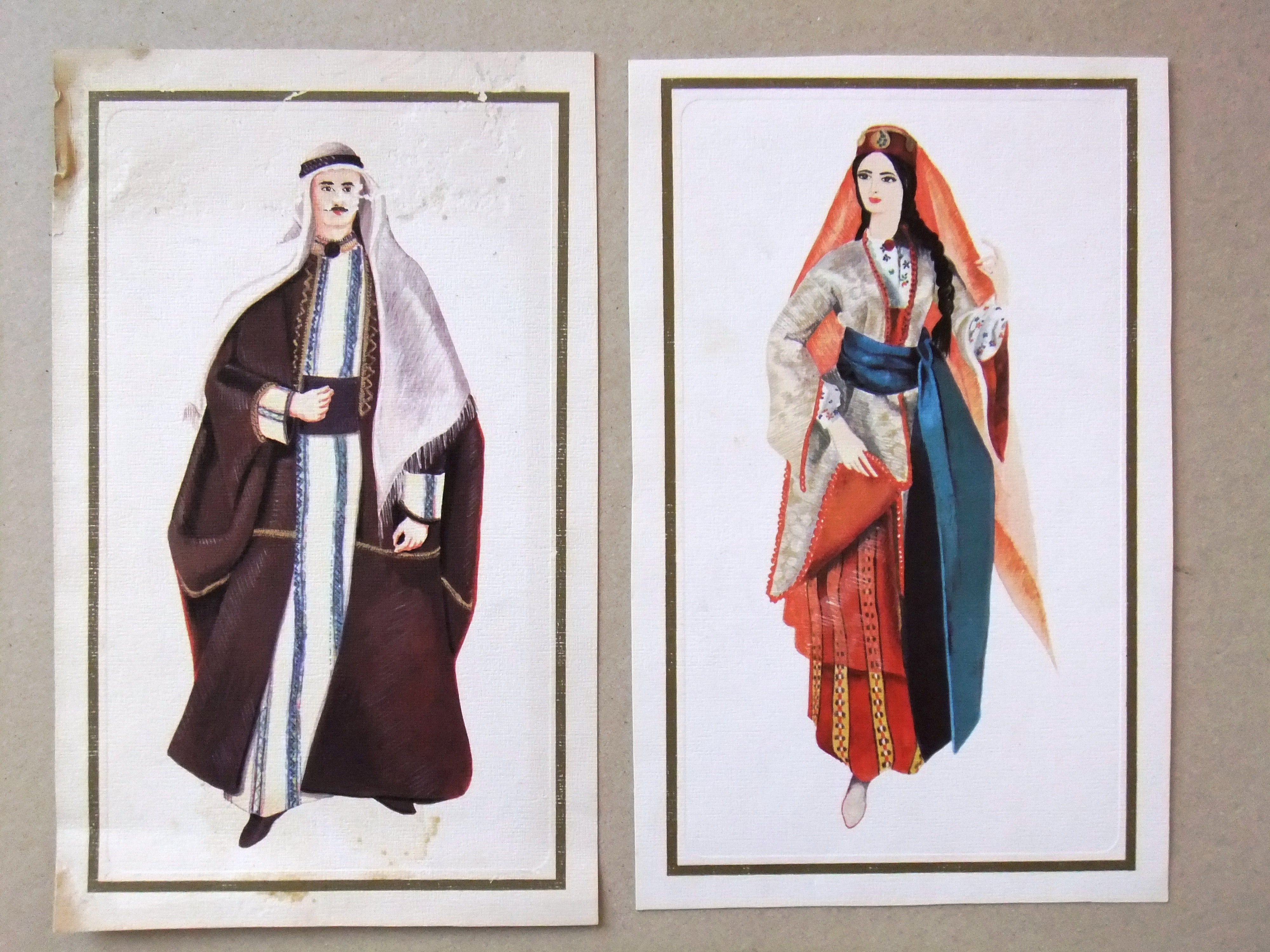 6 Pack Lebanese Folklore Traditional Costume Coloring Pages - Printable Cultural Art for Kids, Classroom Activities & DIY Home Decor