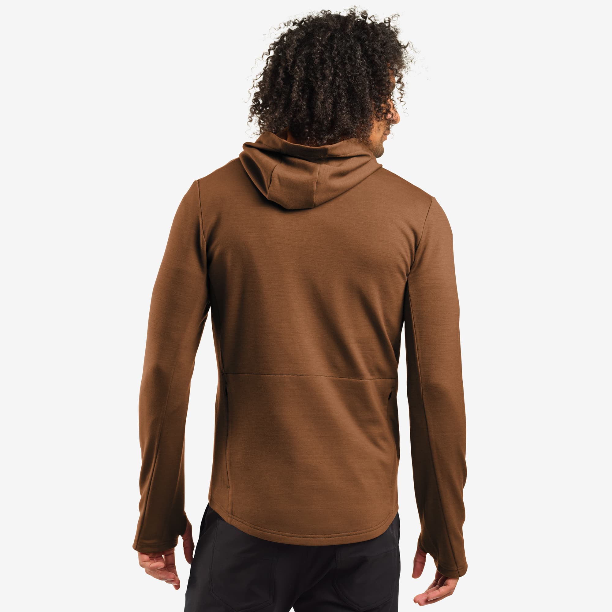 Men's Merino Wool Cobra 3.0 Hoodie - Lightweight Warm Zip Up Fleece Jacket for Outdoor Hiking, Camping & Winter Sports