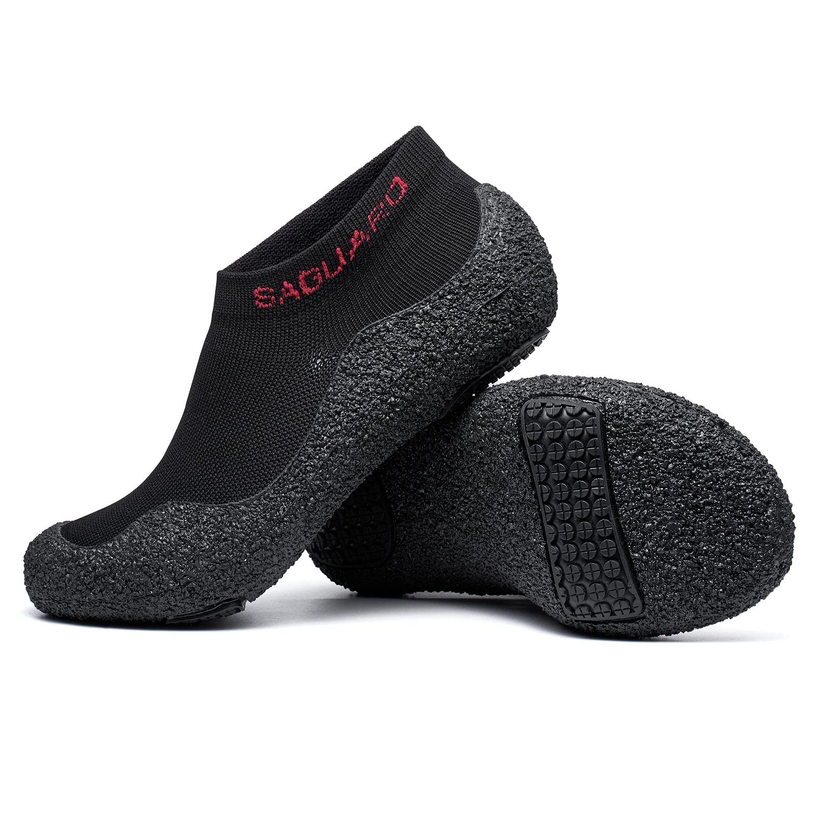 SAGUARO Women's Barefoot Sock Shoes - Non-Slip Water Shoes for Swimming, Yoga & Beach - Breathable & Lightweight for Outdoor Activities & Travel