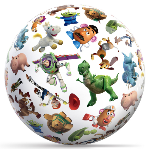 Disney Toy Story 3 Character Bowling Ball Set - Official Licensed Bowling Balls for Kids & Adults - Perfect for Birthday Parties, Family Game Nights & Bowling Alley Fun