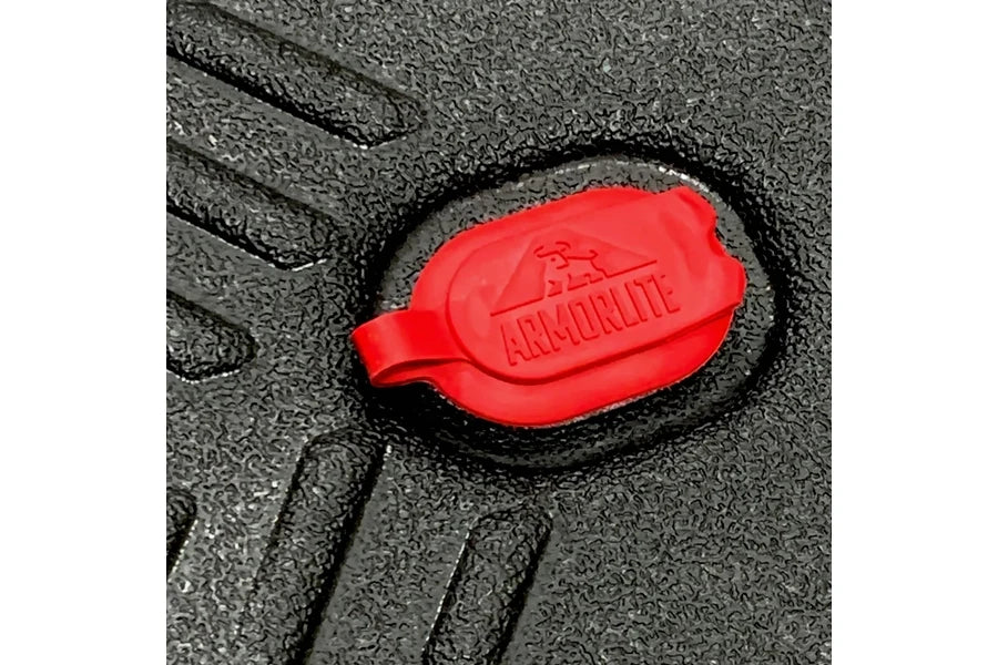 ArmorLite Red Drain Plug Set - 2 Pack Heavy Duty Boat & RV Drain Plugs for Marine, Pool, and Outdoor Water Drainage