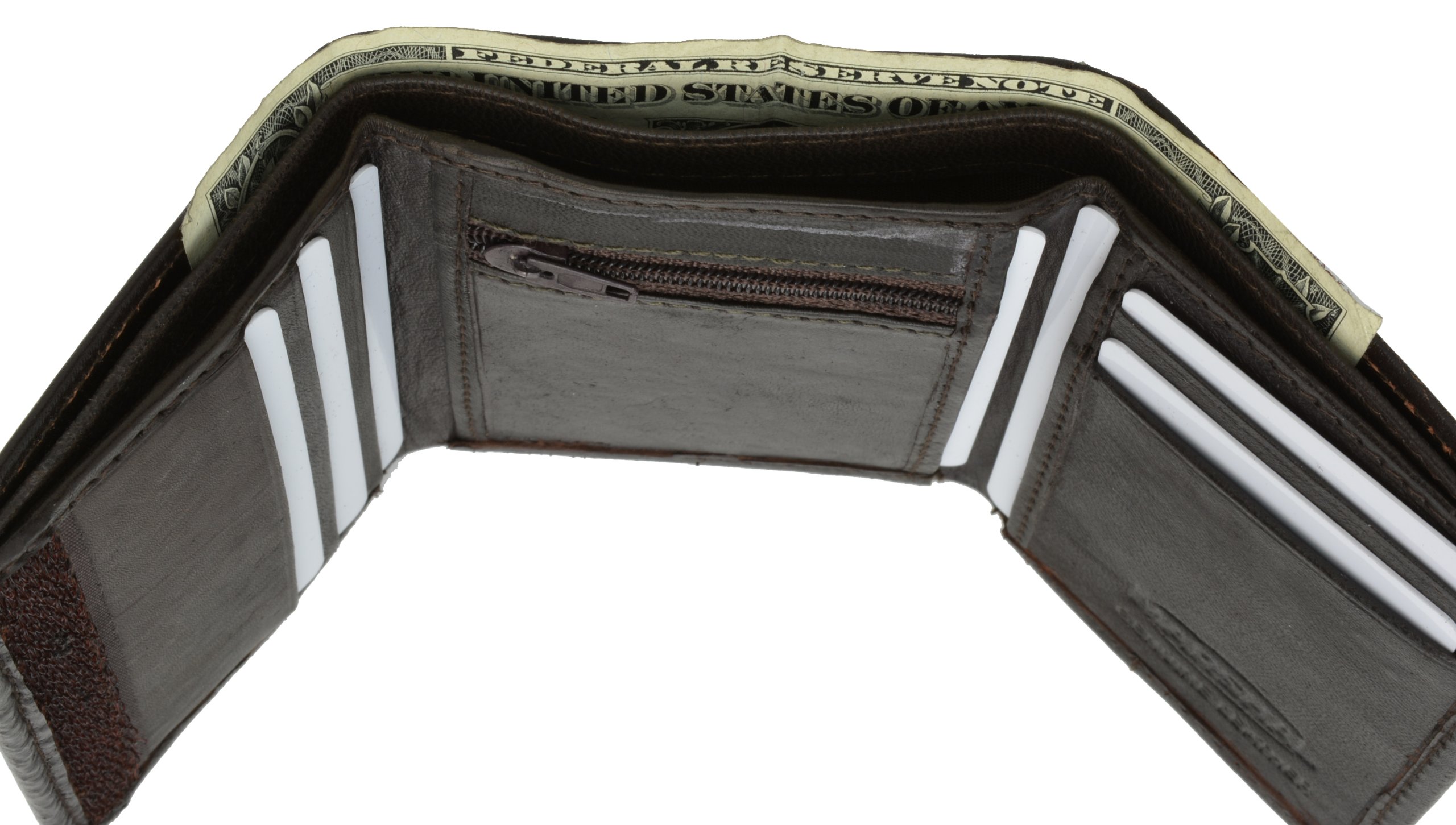 Premium MARSHAL Genuine Lambskin Trifold Wallet with Zippered Coin Pocket - Stylish & Durable Leather Wallet for Men, Perfect for Everyday Use, Travel & Business