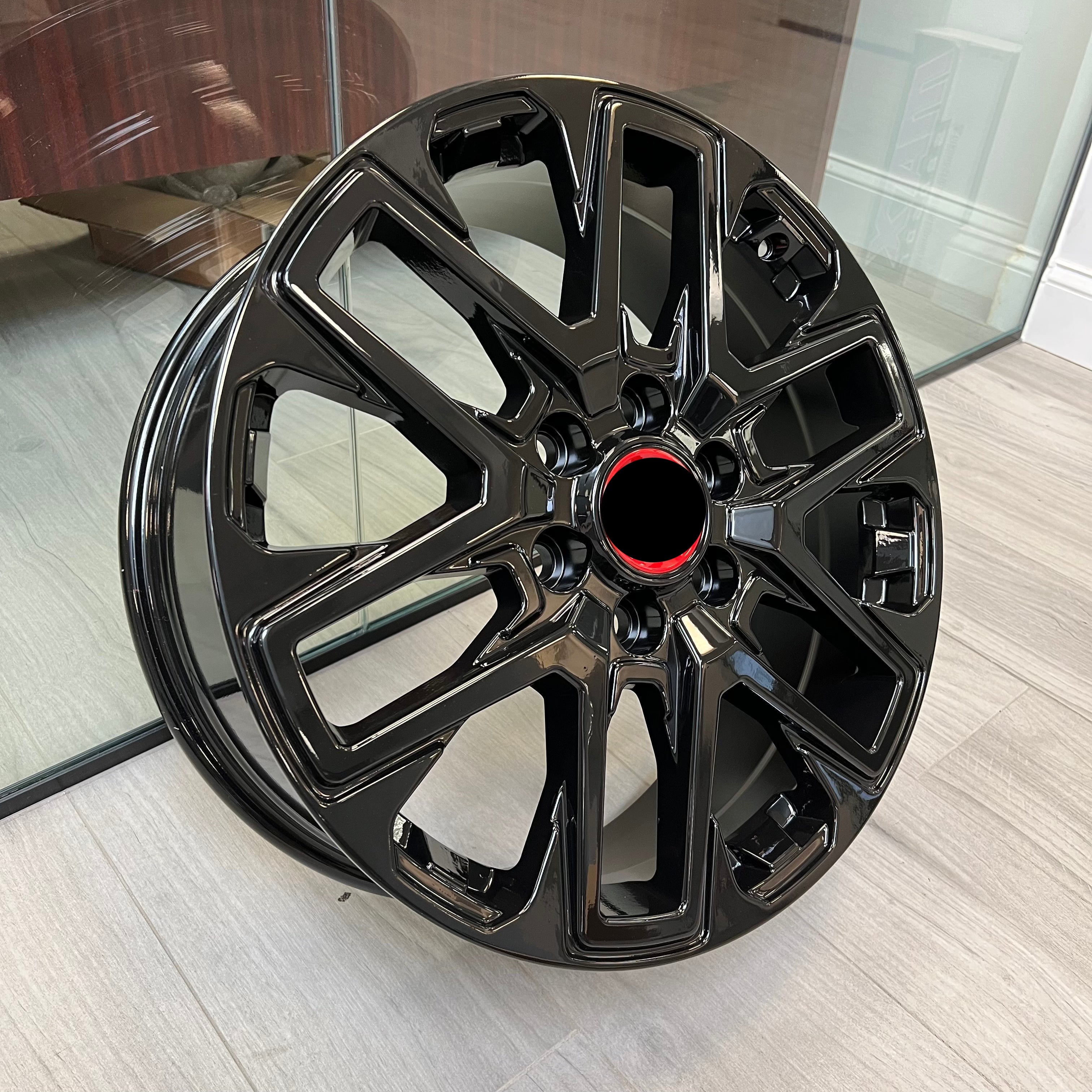 2023 Black Pro Style 20-Inch Wheels for Toyota Tundra & Sequoia - Premium Alloy Rims for Off-Road & Street Performance