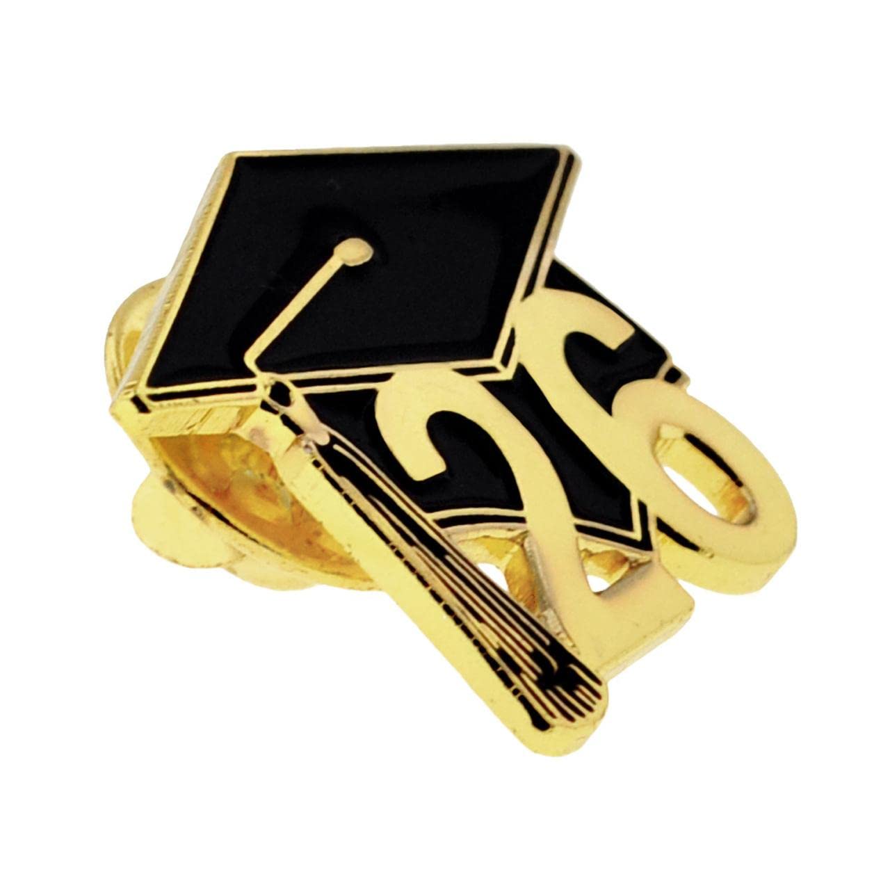 PinMart Graduation Cap Enamel Lapel Pin - School & College Student Gift for Graduation Ceremony, Class of 2024 Souvenir, Teacher Appreciation Present