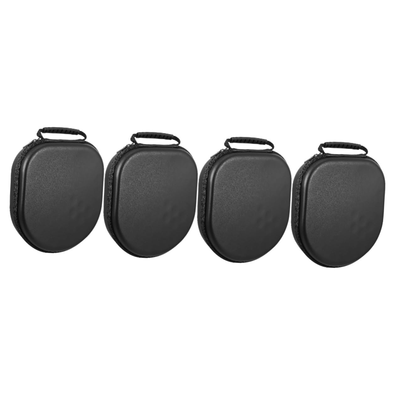 Jojofuny 4-Pack Headphone Case Travel Organizer - Durable Tarpaulin Carrying Bag for Earphones & Headsets - Perfect for Travel, Commuting, and Daily Storage