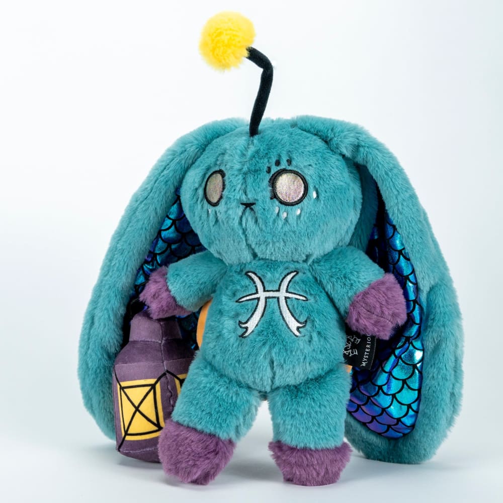 Plushie Dreadfuls Pisces Rabbit - Soft Stuffed Animal Toy for Kids & Collectors | Perfect for Zodiac Gifts, Birthday Presents & Cuddling