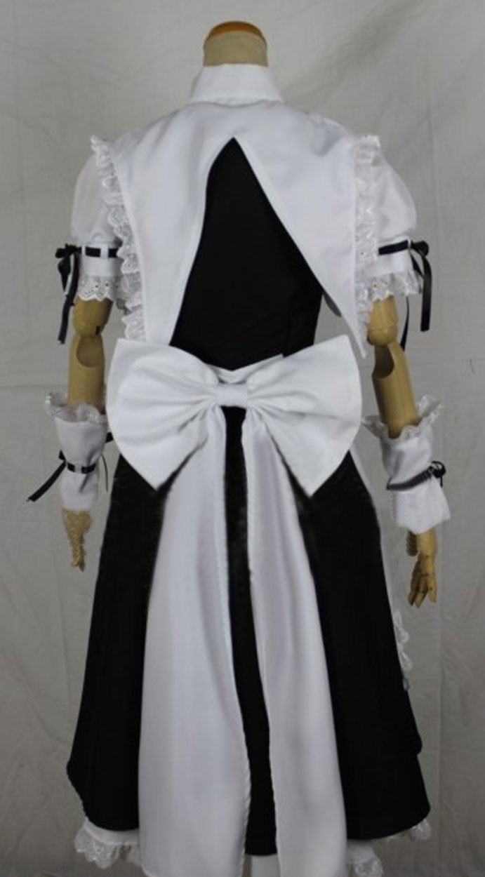Anime Kirisame Marisa Maid Dress Uniform Cosplay Costume for Halloween, Convention & Cosplay Events - High Quality Replica Outfit