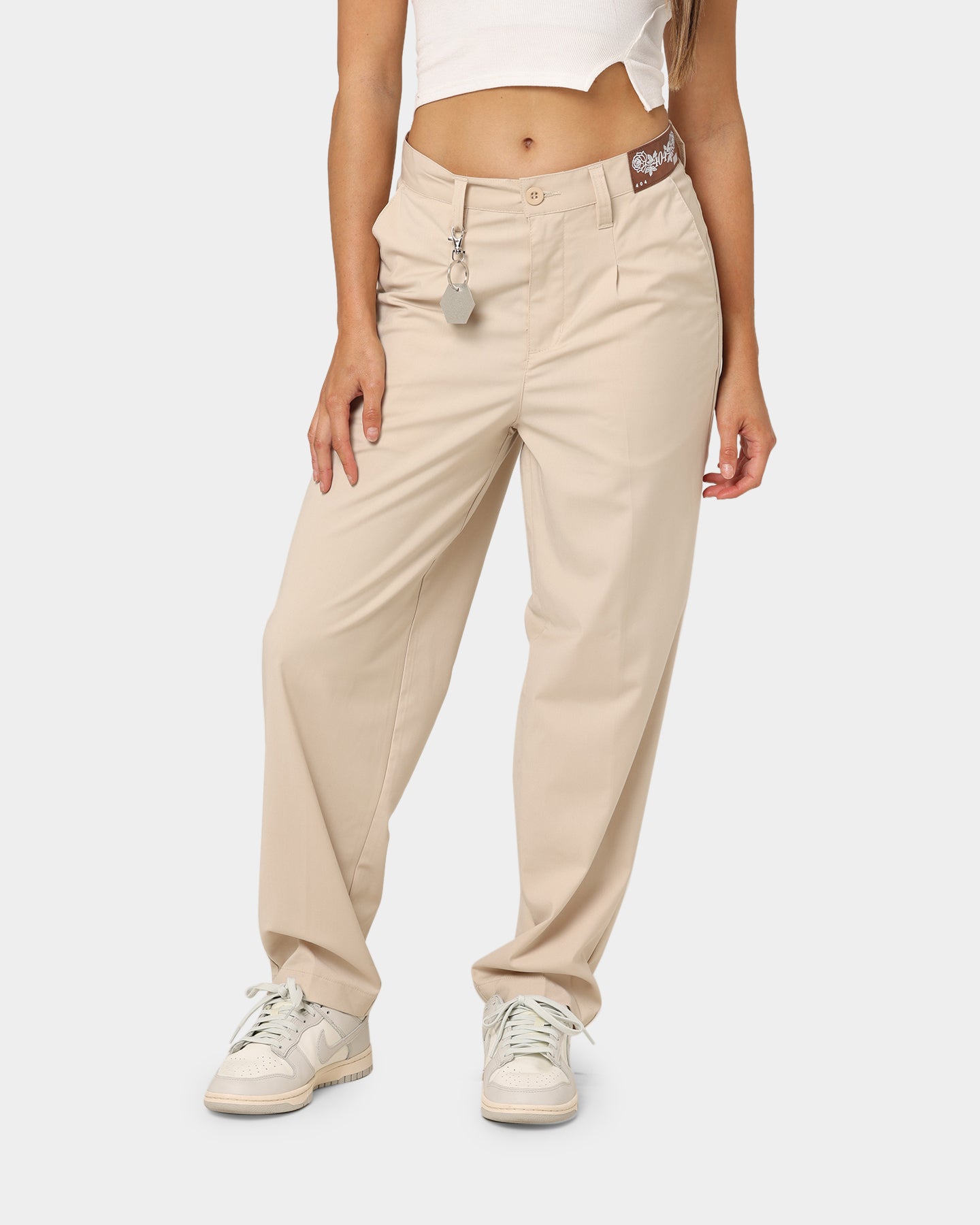 404 Liberty Baggy Trousers Sand - Vintage Inspired Loose Fit Cargo Pants for Men | Comfortable Streetwear & Casual Style | Perfect for Urban Exploration, Music Festivals and Everyday Wear