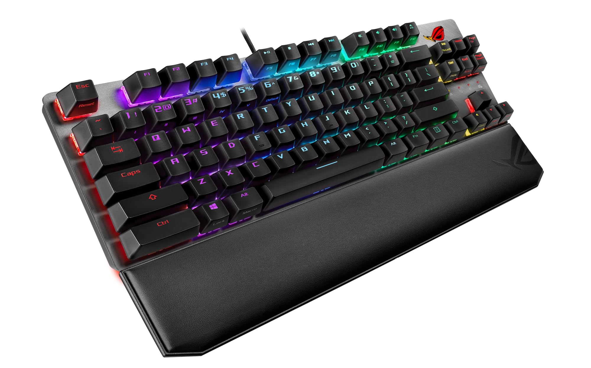 ASUS ROG Strix Scope NX TKL Deluxe Mechanical RGB Gaming Keyboard - German Layout, Wired, ROG NX Switches, Aluminum Frame, Aura Sync Lighting, Tenkeyless Design, Black - Perfect for Esports, Streaming & Professional Gaming
