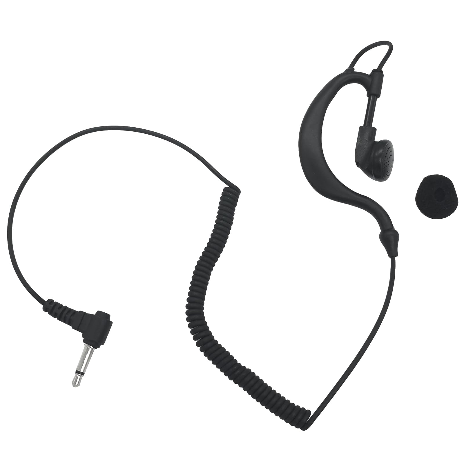 Motorola APX 6000 7000 8000 3.5mm Listen Only Earpiece Radio Headset with Shoulder Mic (4 Pack) - Ideal for Security, Law Enforcement & Emergency Communication