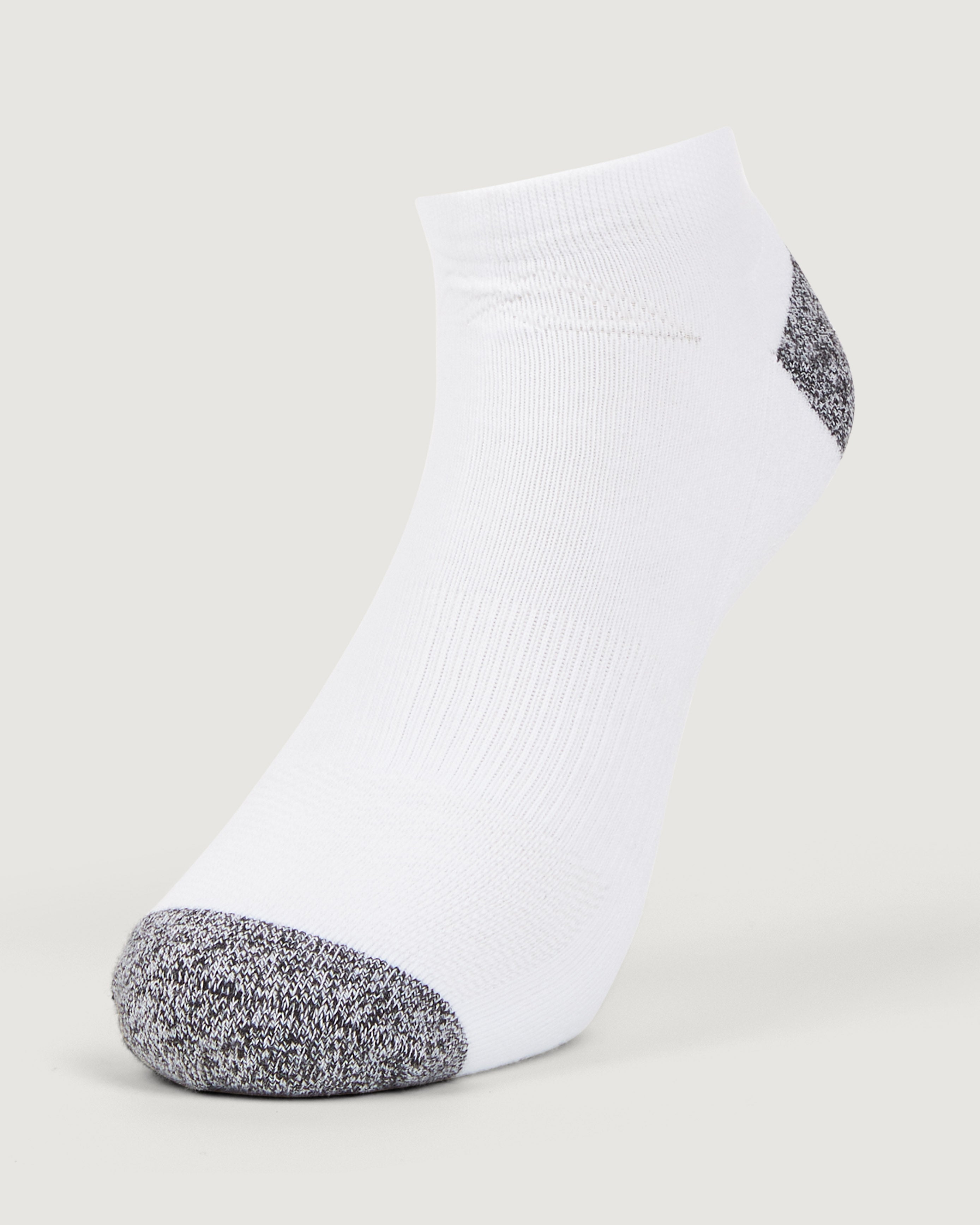Accion driMOTION Low Cut Socks 3-Pack - Black, White & Blush Pink - Moisture-Wicking Athletic Socks for Running, Gym & Everyday Comfort