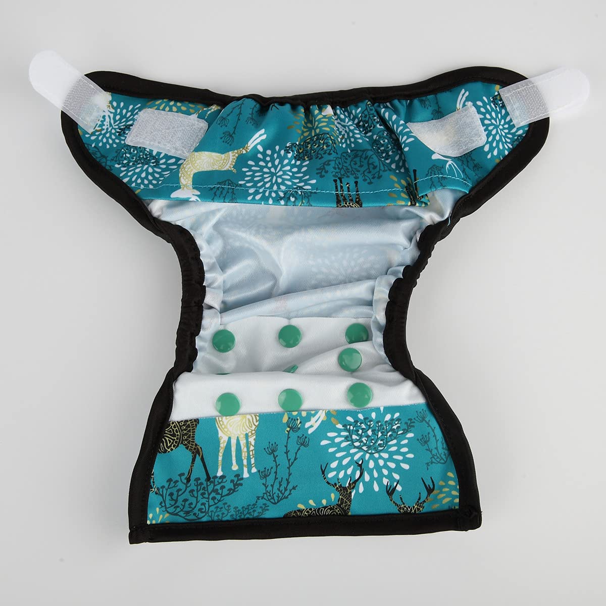 Waterproof Newborn Diaper Cover with Snap & Loop Closure - Soft PUL Fabric - 1 Pack - Perfect for Baby Showers, Travel & Everyday Use