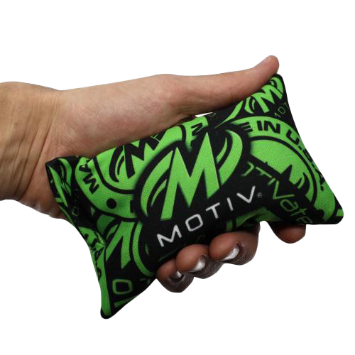 Motiv Mini Flex Grip Sack - Black & Lime Color - Lightweight & Durable Training Bag for Football, Soccer & Sports Practice - Perfect for Athletes & Coaches