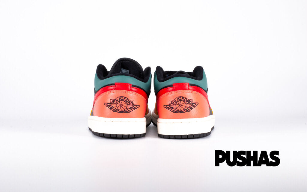 Air Jordan 1 Low 'Black Multi Taxi' Women's Sneakers (2022) - Stylish Casual Shoes for Women, Perfect for Streetwear, Gym & Everyday Wear