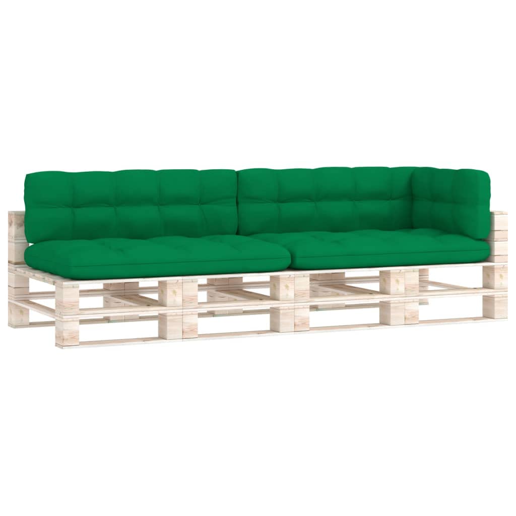 5-Piece Green Outdoor Patio Sofa Cushion Set - Waterproof Garden Pallet Seat Cushions for Patio Furniture, Meditation, Yoga & Reading | Perfect for Backyard Lounging, Picnics & Travel