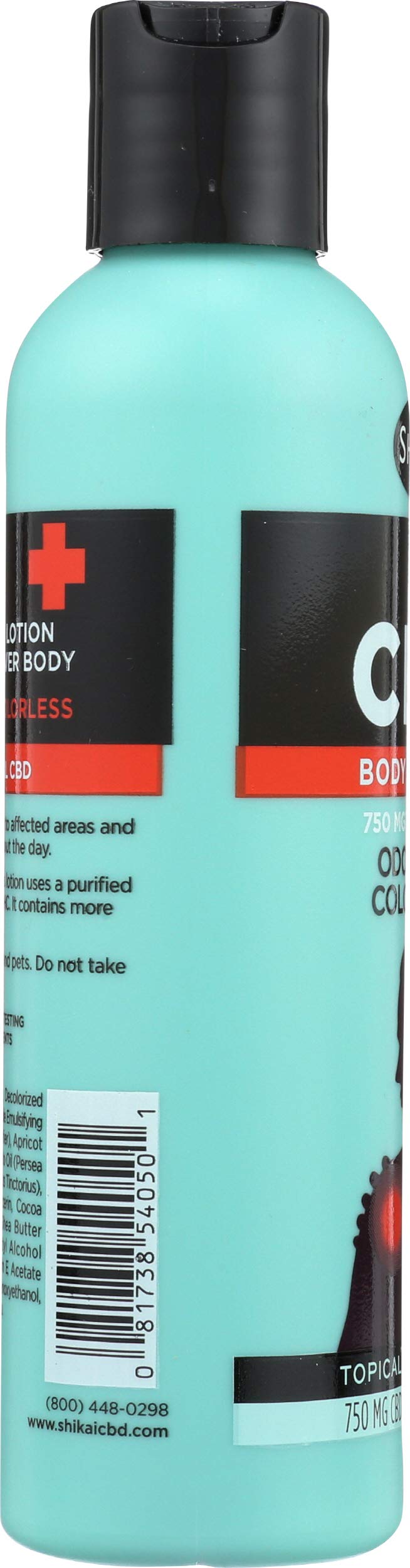 SHIKAI CBD Body Lotion - 6 oz for Deep Hydration & Relaxation - Perfect for Post-Workout Recovery & Nighttime Skincare Routine