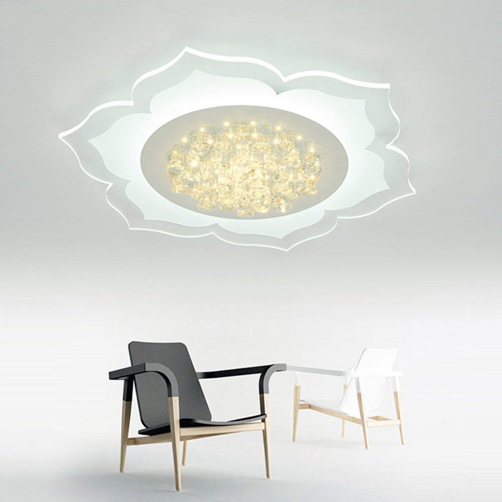 Nordic Style LED Ceiling Light - Adjustable Brightness, Iron Frame for Living Room, Bedroom, Lounge - Energy Efficient & Modern Home Decor Lighting