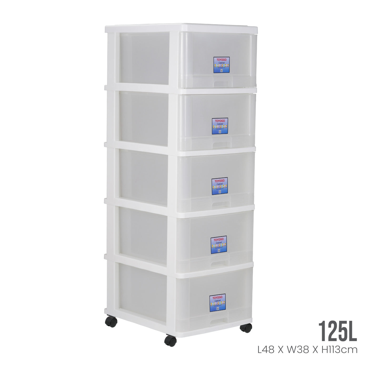 5-Tier Menton Rolling Storage Cart with Wheels (Model 903 5) - Perfect for Kitchen, Bathroom, Office & Dorm Organization