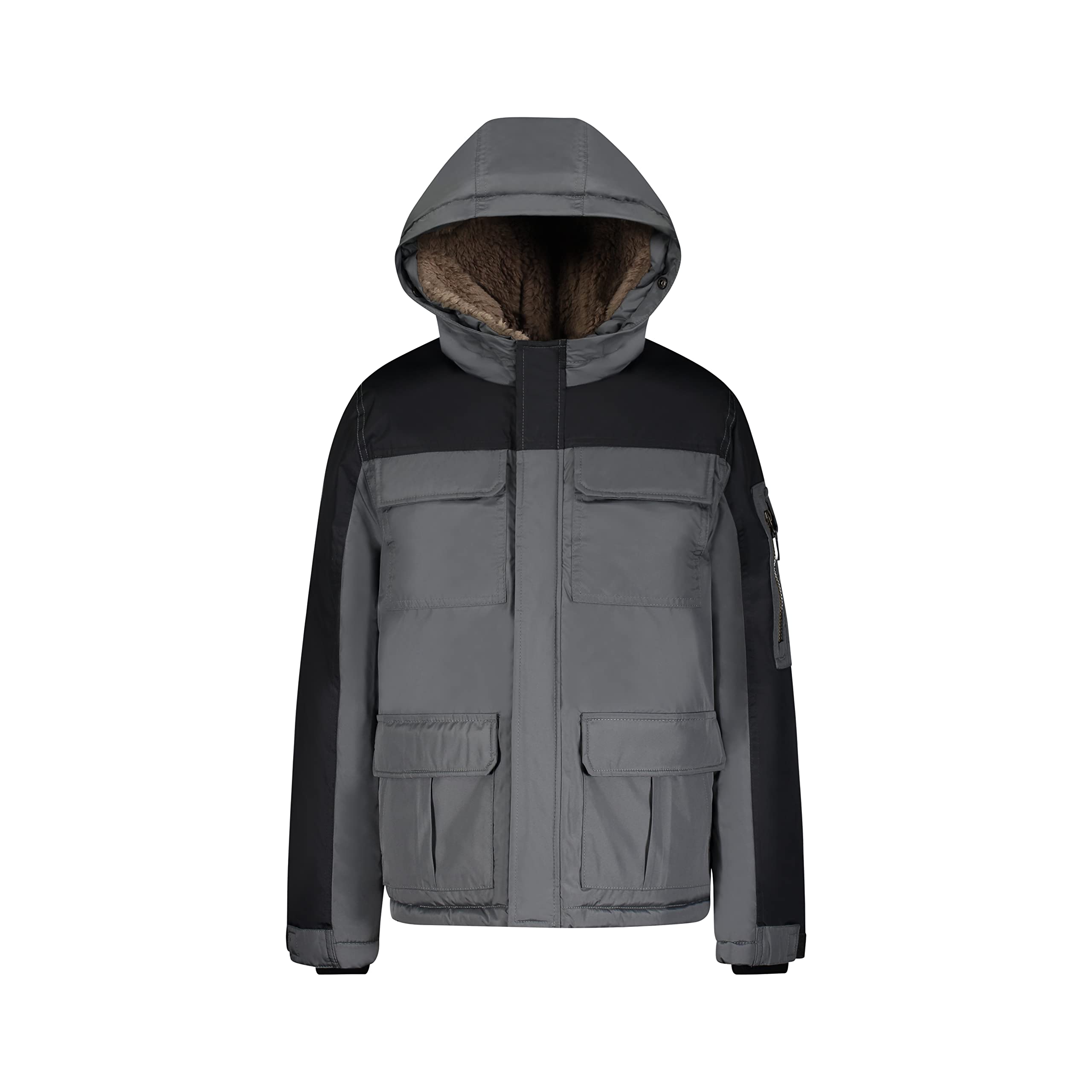 London Fog Boys' Winter Parka Coat - Warm Hooded Jacket for Cold Weather