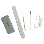 DL C384 Disposable Nail Art Kit for Artificial Nails - Perfect for Salon, Home Manicures & DIY Nail Extensions
