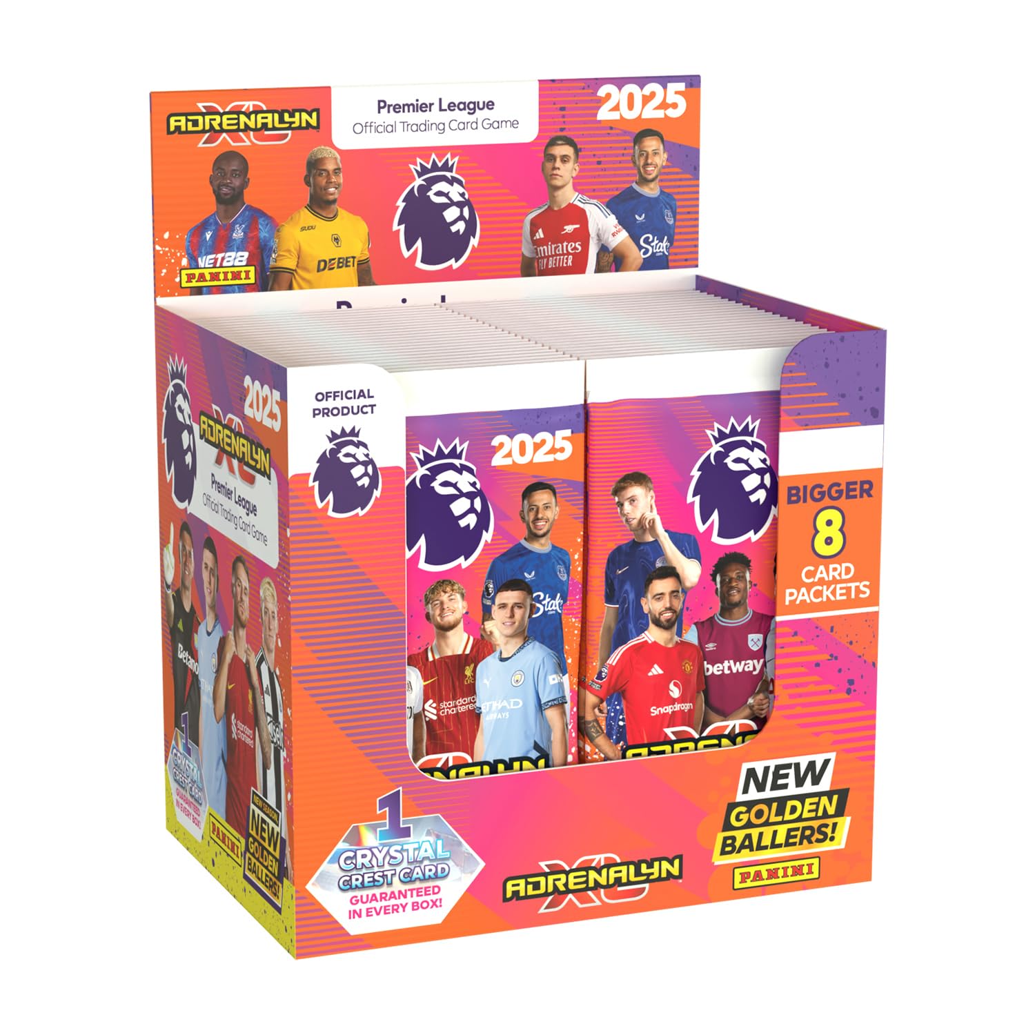 Panini 2024-25 Premier League Adrenalyn XL Soccer Trading Cards - 400 Card Collection Box | Perfect for Collectors, Trading & Fantasy Football Games