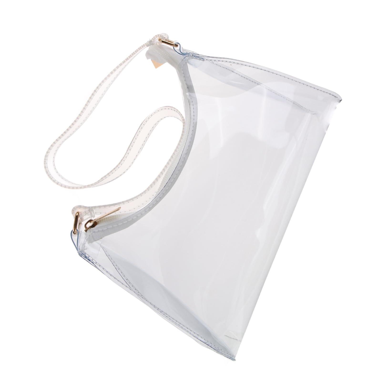 SUPVOX Clear PVC Stadium Approved Tote Bag - Transparent Purse for Concerts, Sports Events & Theme Parks | Lightweight & Durable